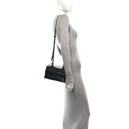 Bottega Veneta Calfskin Intrecciato Bang Bang Vanity Case Black 2 of 11