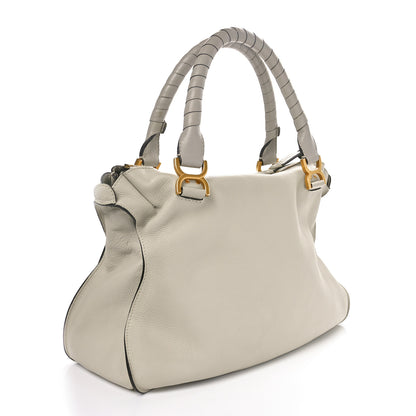 Chloe Calfskin Large Marcie Satchel Dove 3 of 10