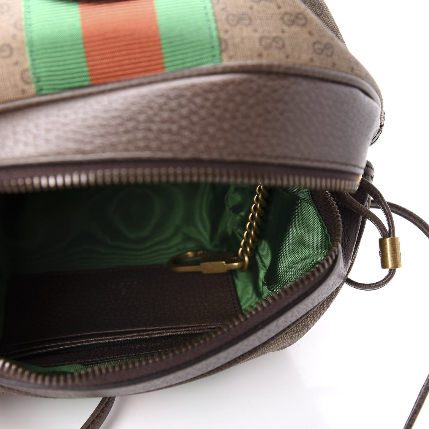 Mini Vintage GG Supreme Monogram Web Butterfly New Candy Crossbody Beige New Acero