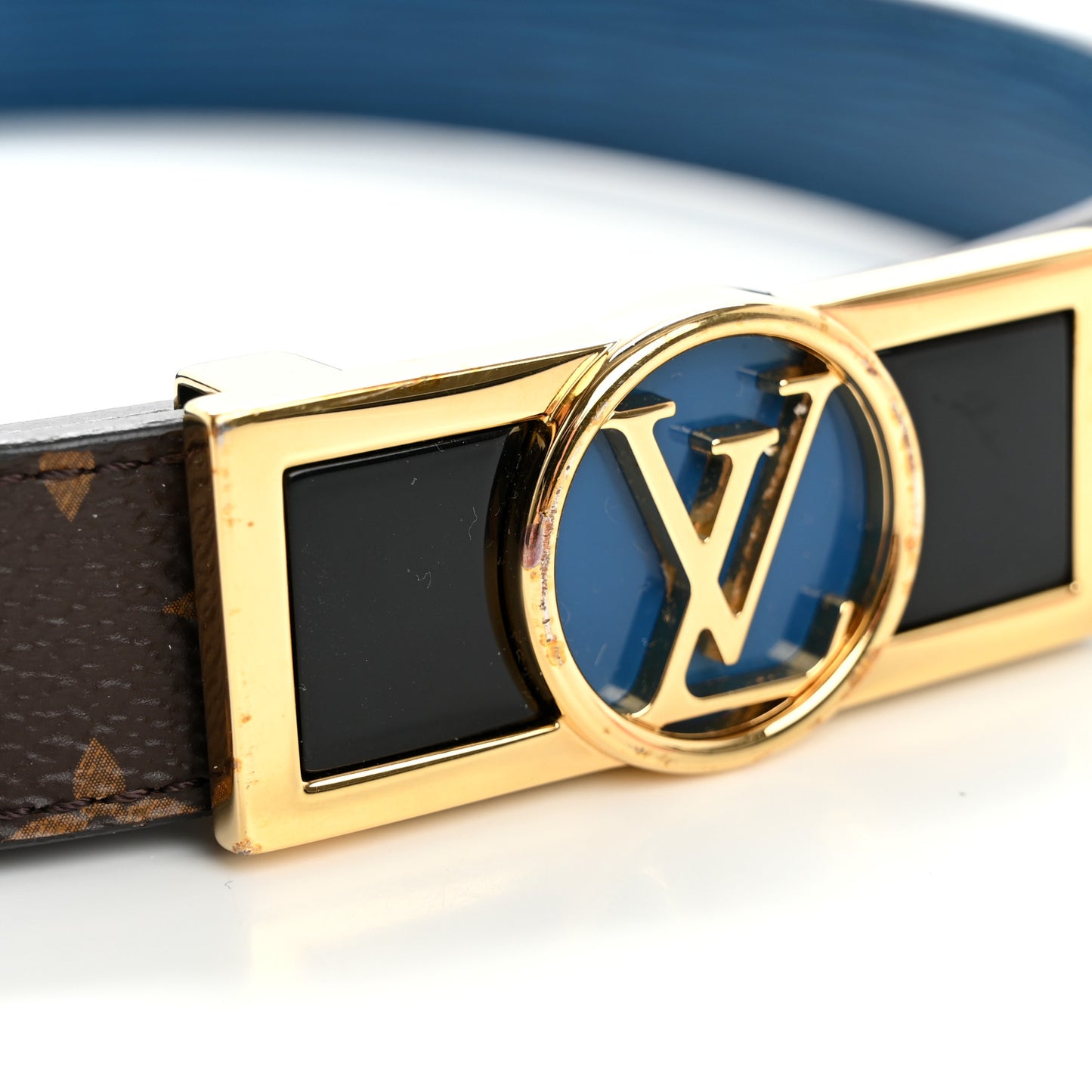 Monogram Epi Enamel 25mm LV Belt 80 32 Toledo