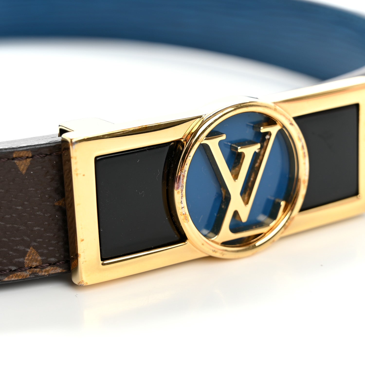 Louis Vuitton Monogram Epi Enamel 25mm LV Belt 80 32 Toledo 7 of 8