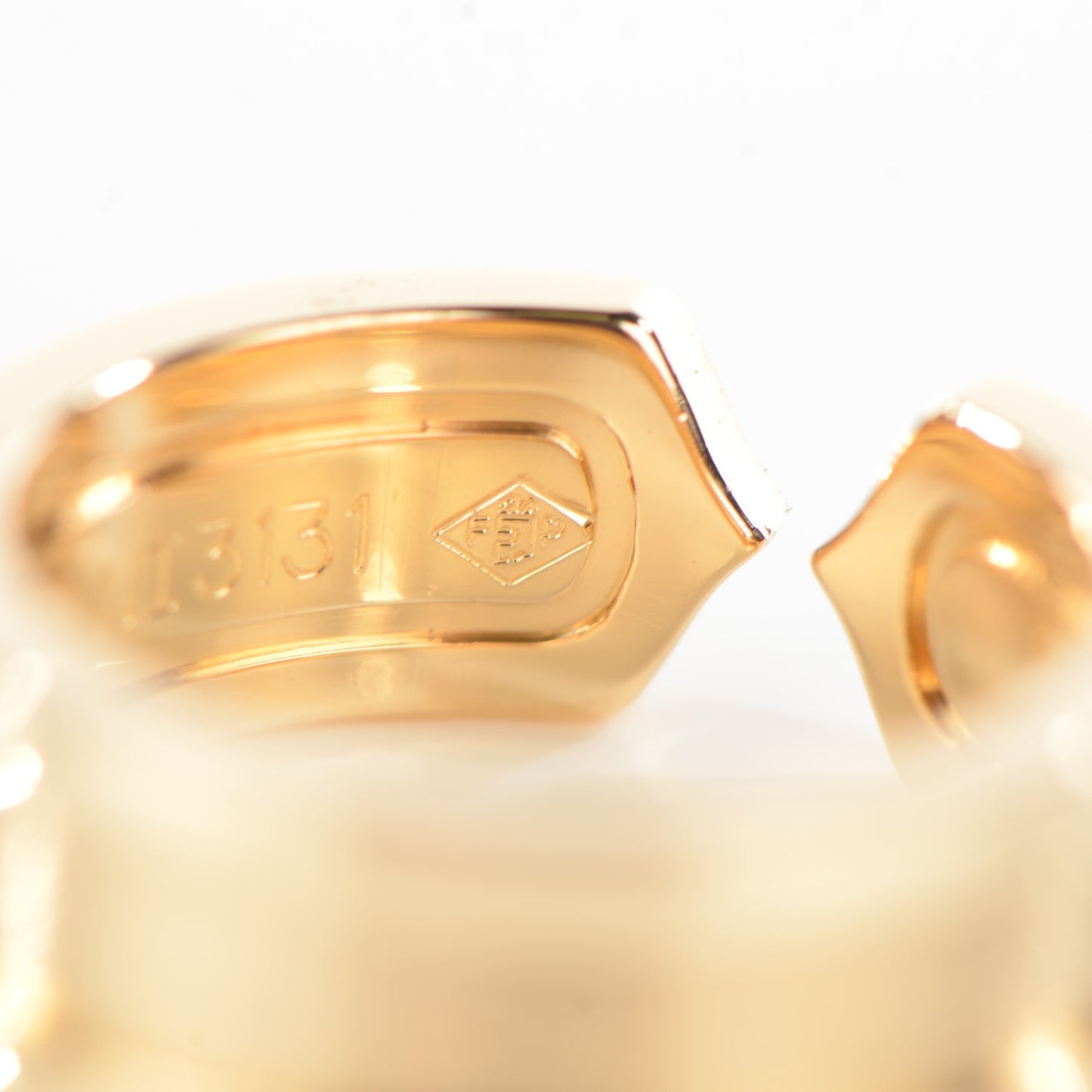 18K Yellow Gold Diamond 7mm C De Ring 47 4