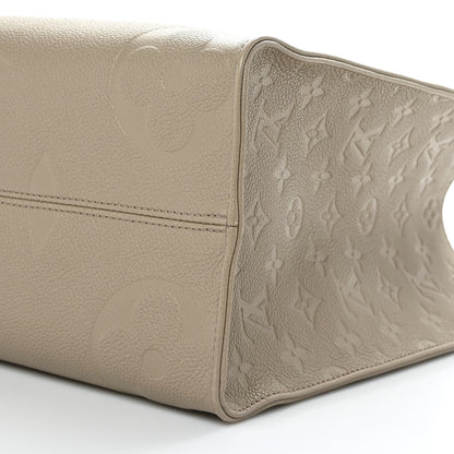 Louis Vuitton Empreinte Monogram Giant Onthego MM Tourterelle 8 of 8