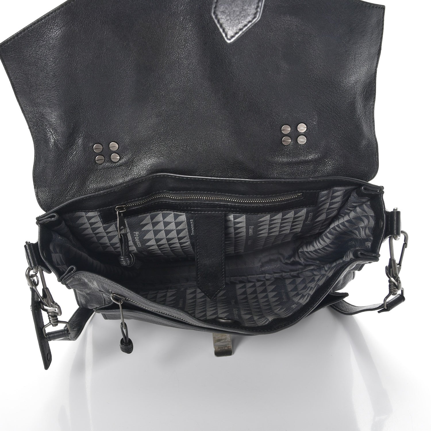Proenza Schouler Lambskin Medium PS1 Satchel Black 5 of 8