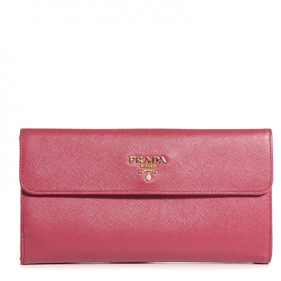 Saffiano Metal Continental Wallet Ibisco