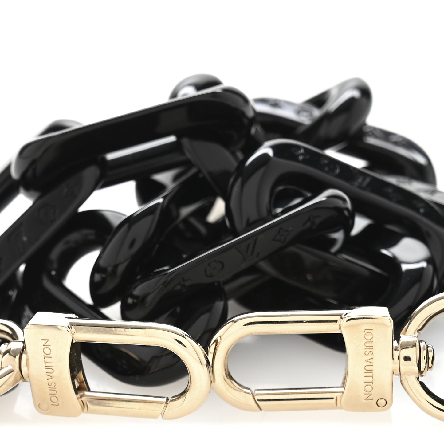 Resin Coussin MM Chain Strap Black
