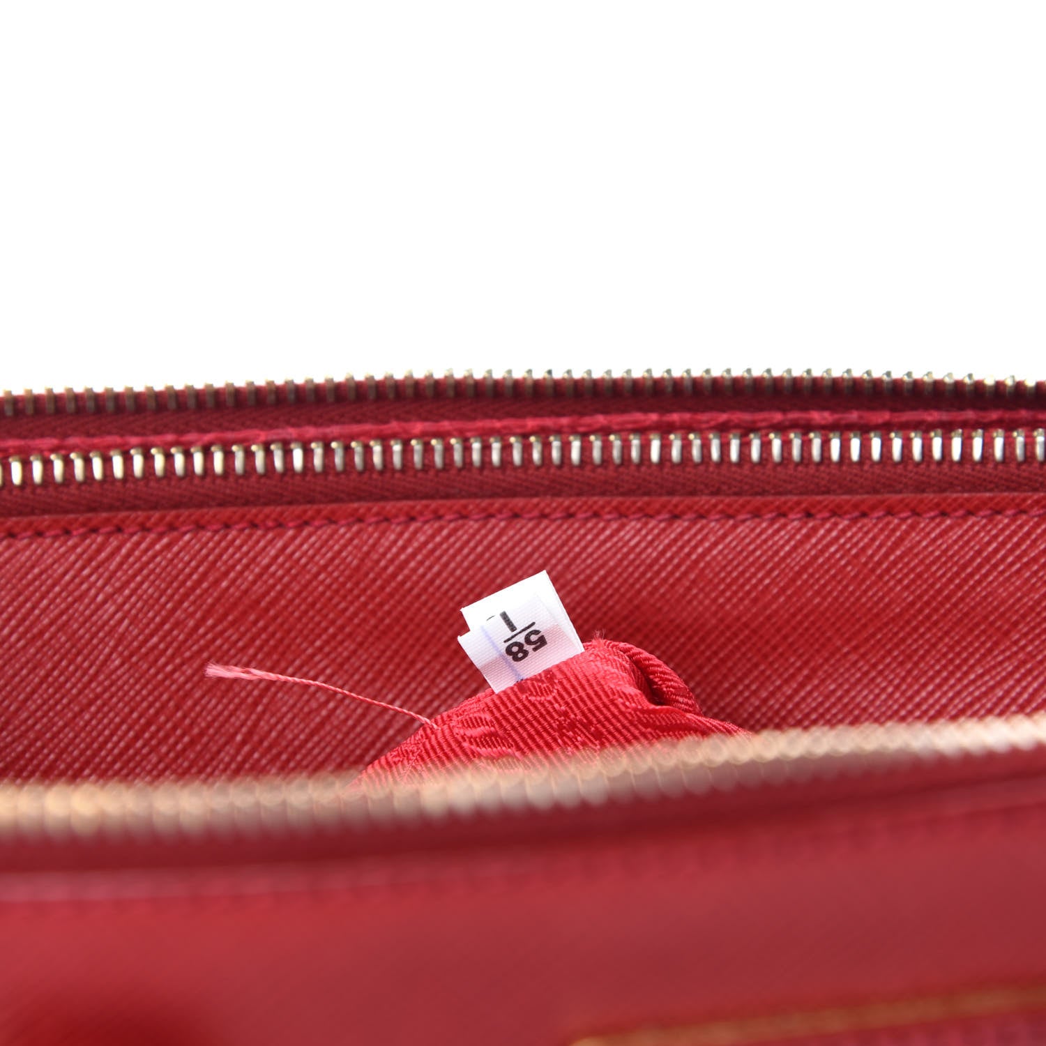 Prada Saffiano Small Galleria Double Zip Tote Fuoco 10 of 12
