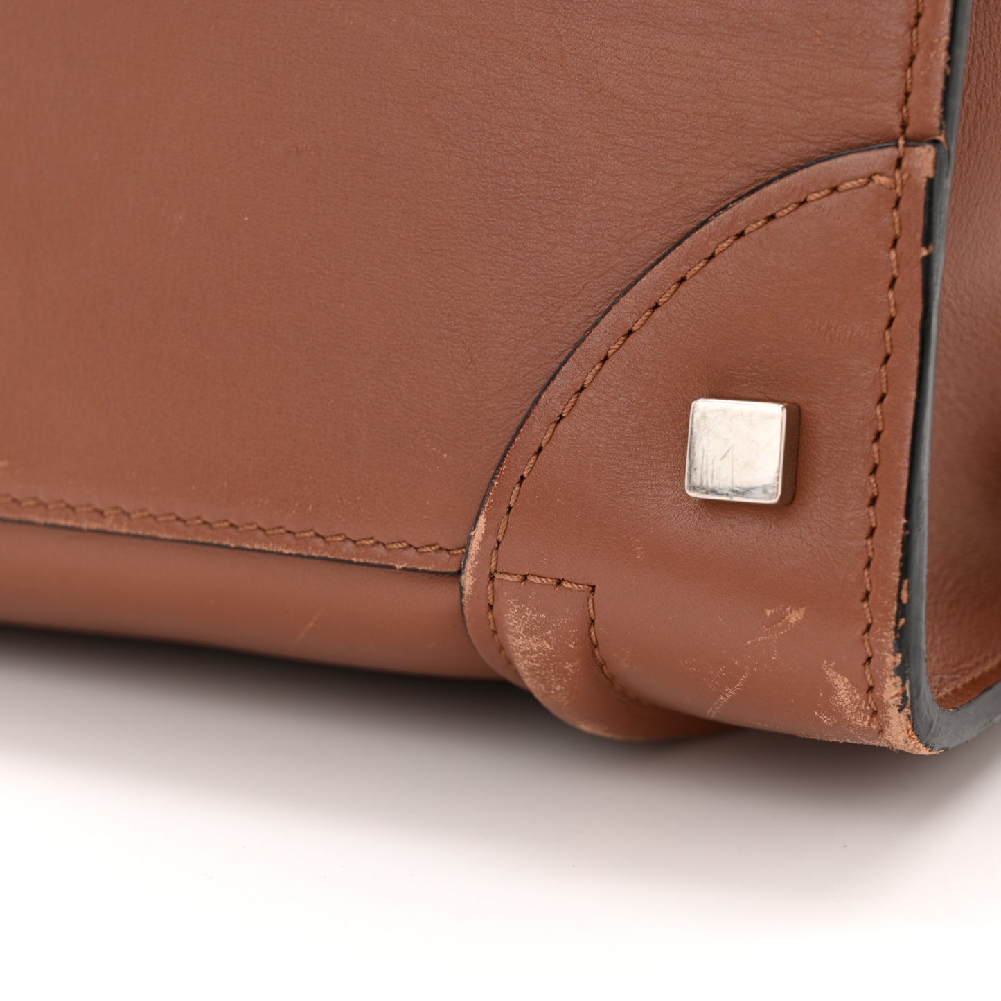 Smooth Calfskin Mini Luggage Sienna