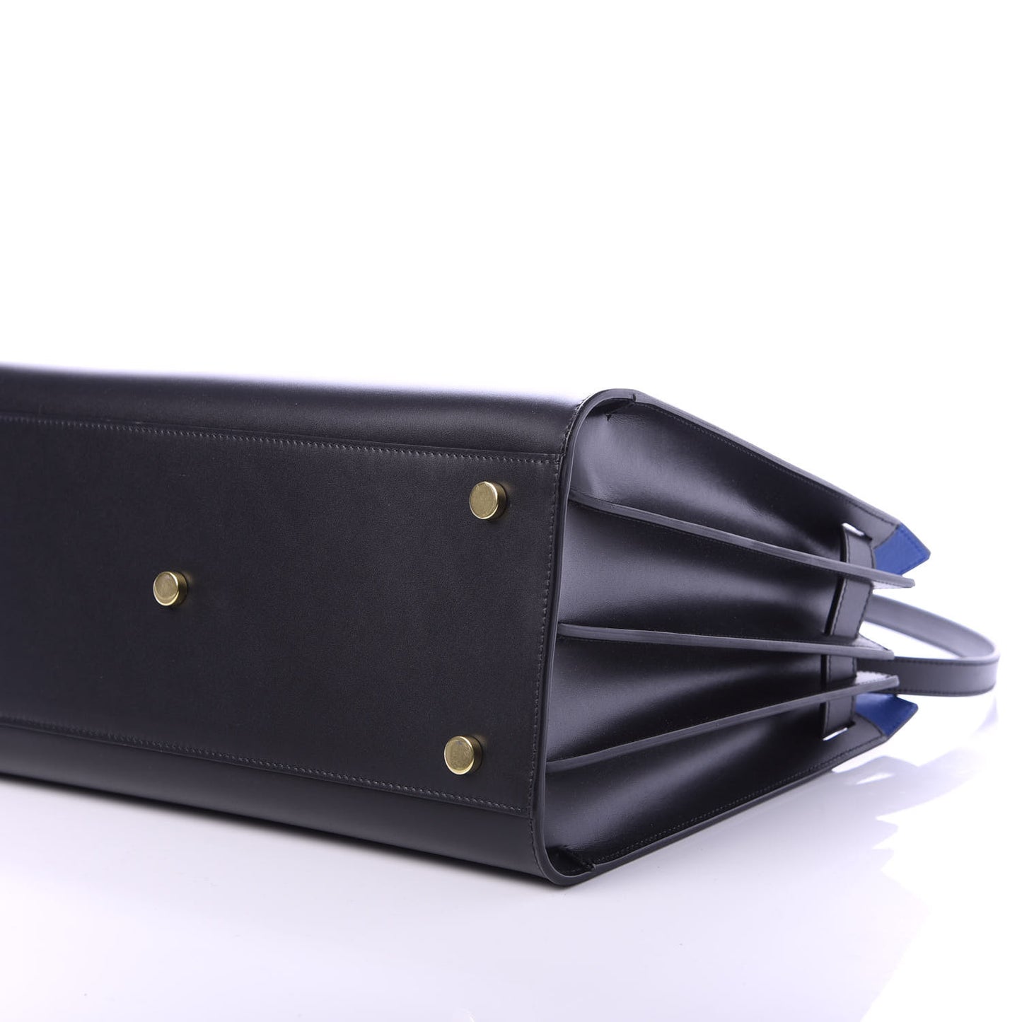 Calfskin Small Sac De Jour Black Blue Majorelle