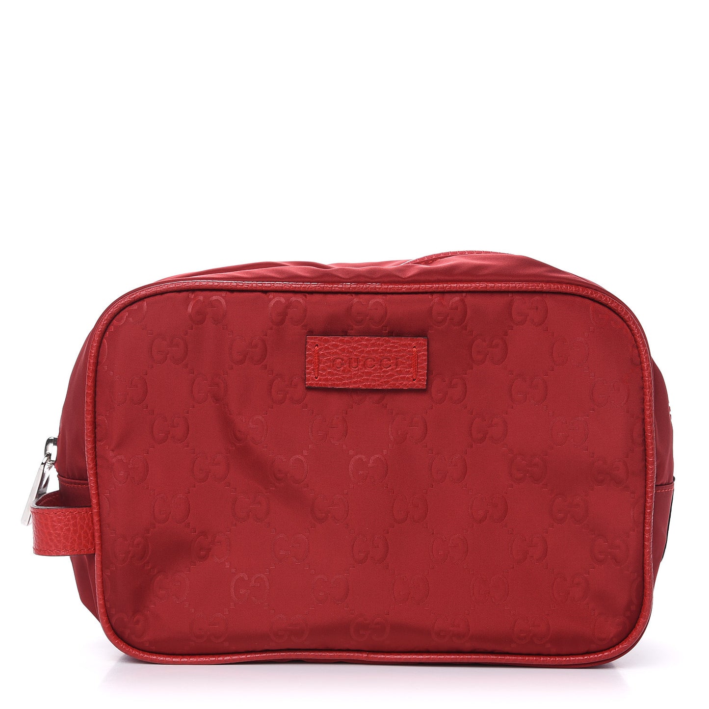 Nylon Monogram Dolmias Pouch Vibrant Red