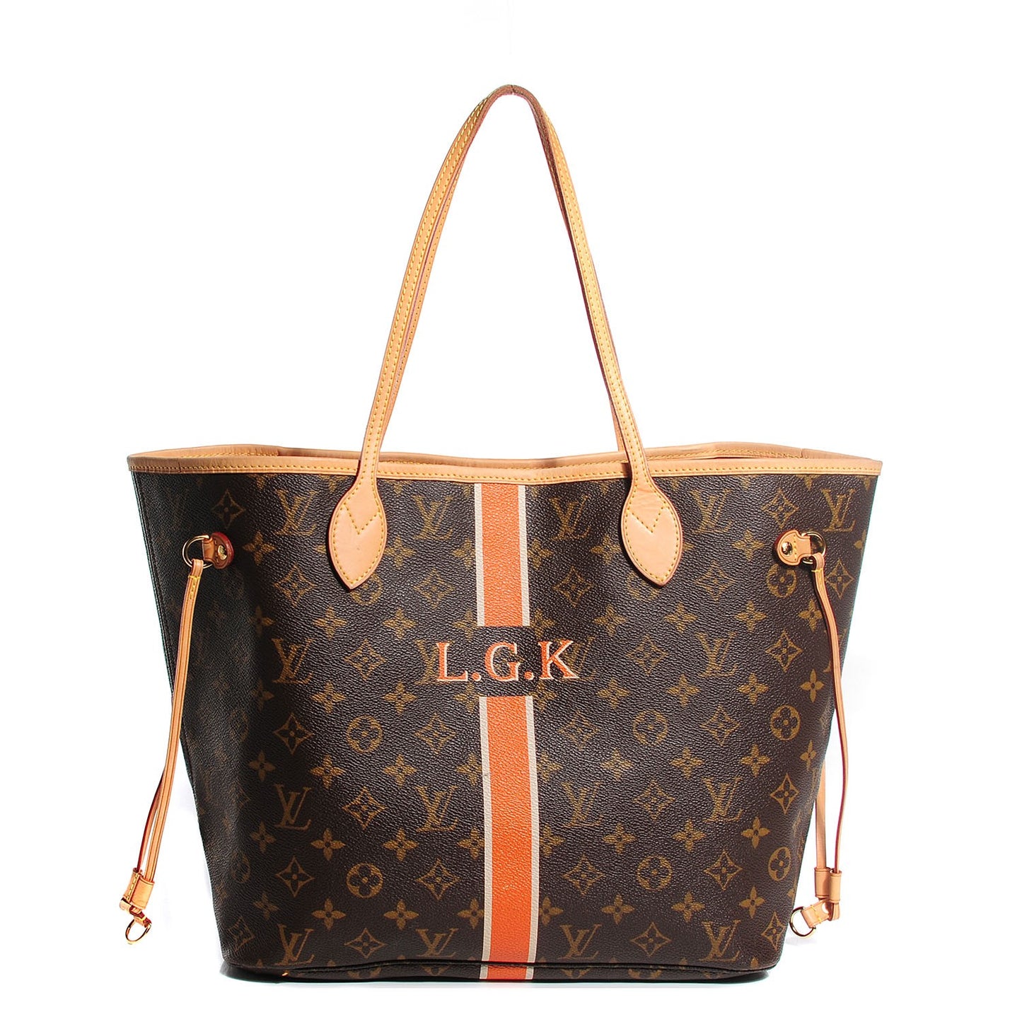 Monogram My LV Heritage Neverfull MM Orange Ivory