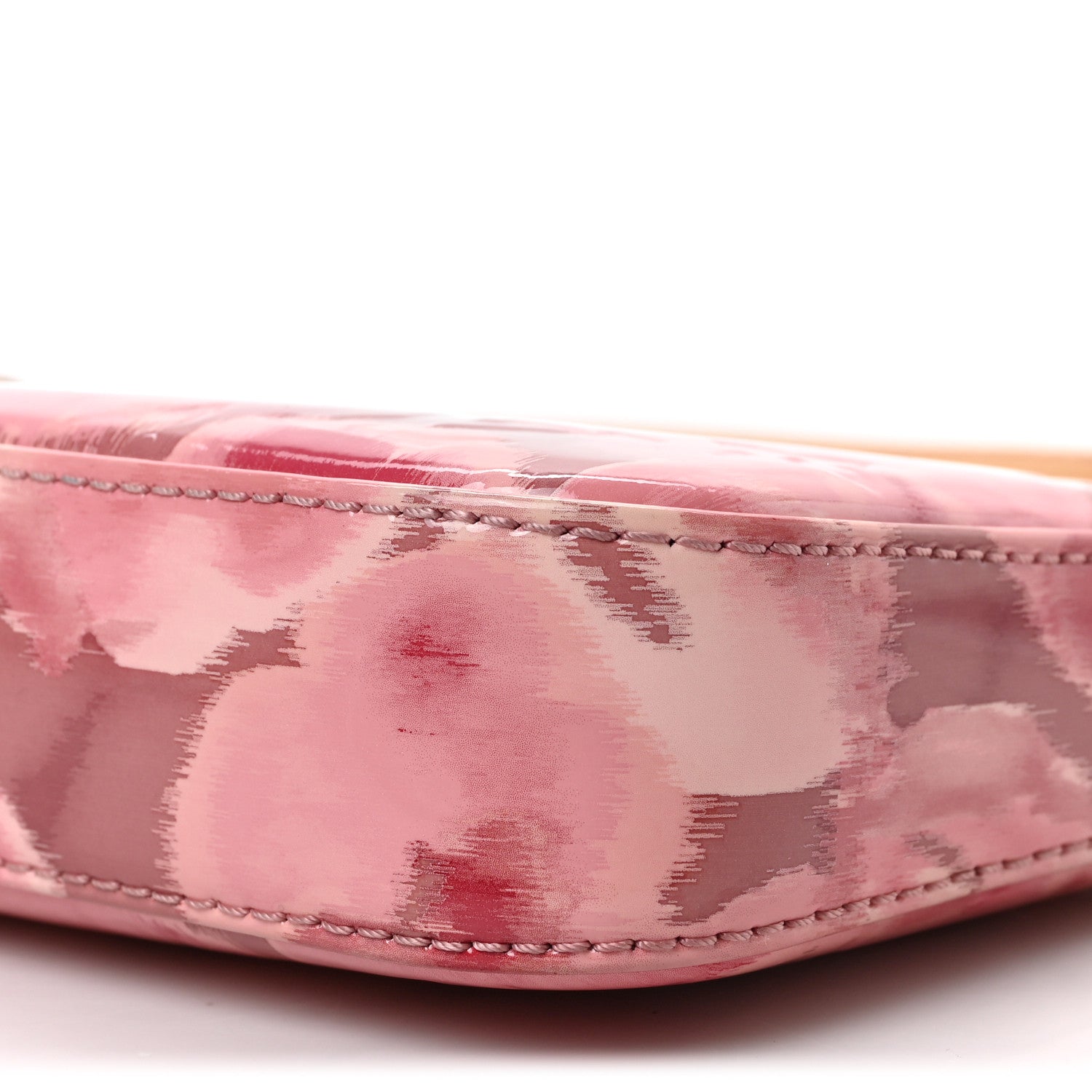 Louis Vuitton Vernis Ikat Pochette Accessories NM Rose Velours 8 of 8