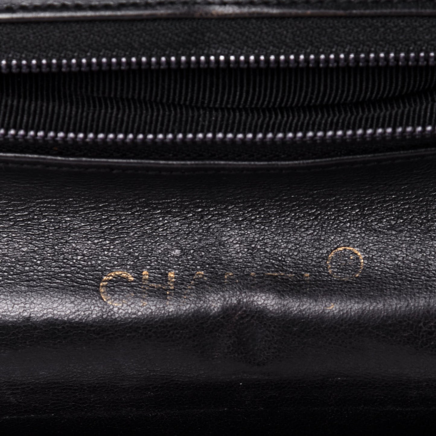 Lambskin Quilted CC Clutch Black