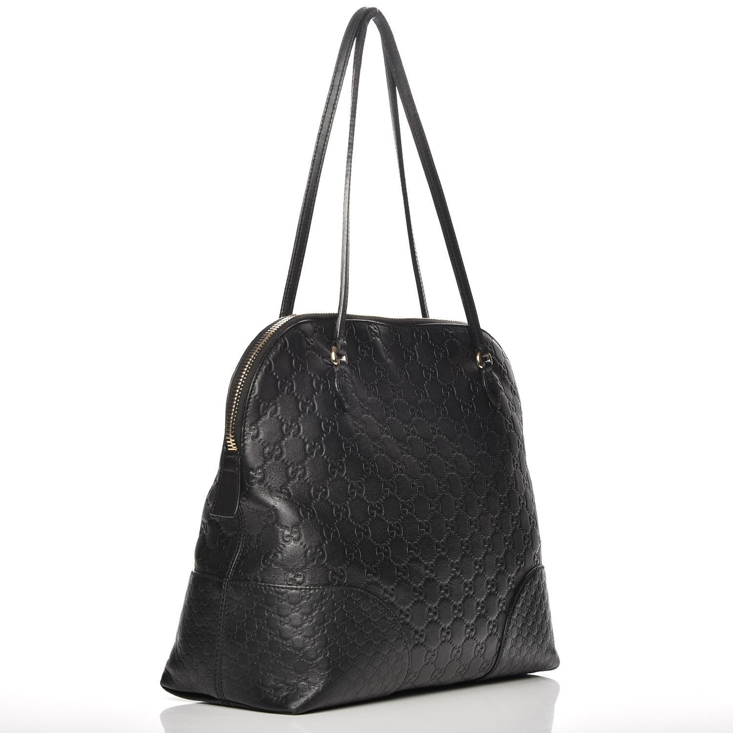 Guccissima Medium Bree Shoulder Bag Black