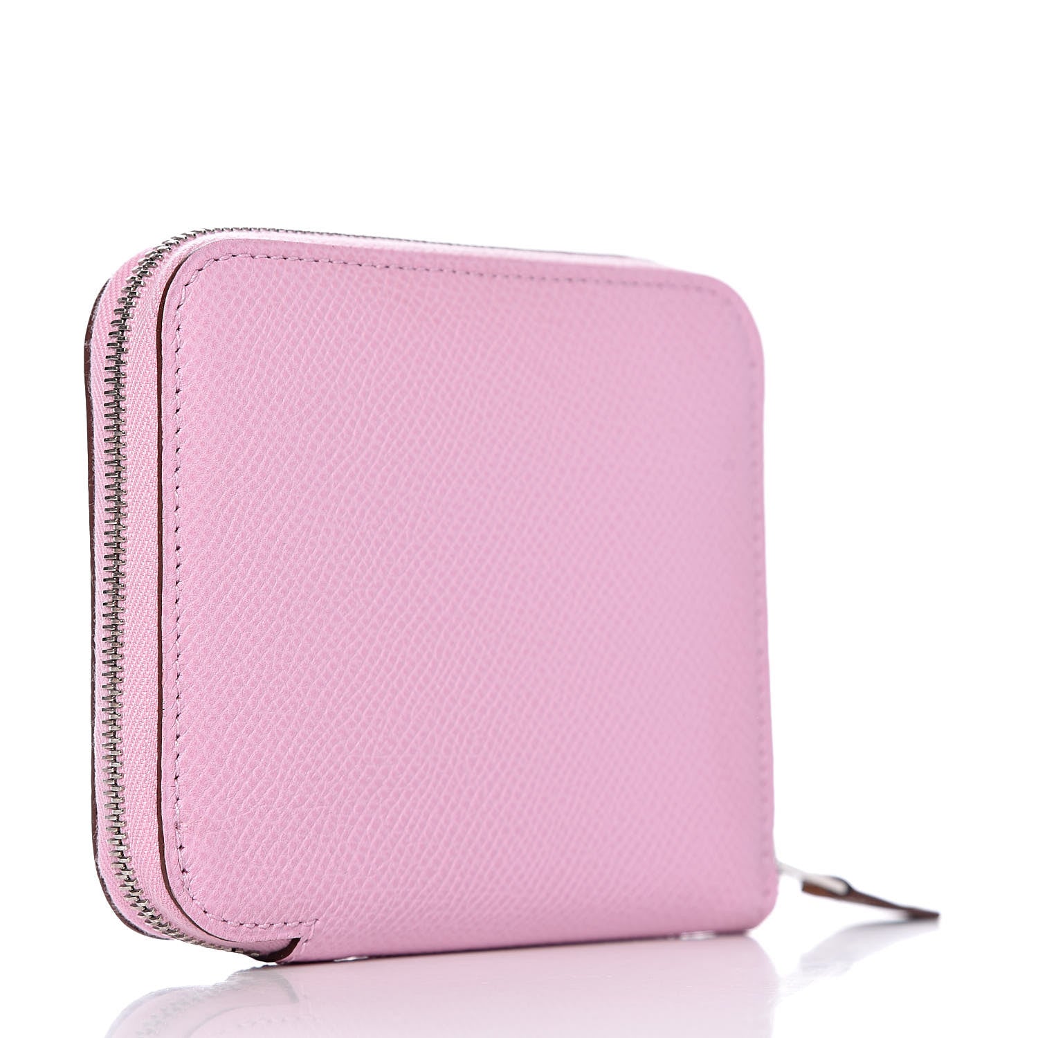 Hermes Epsom Silk'in Compact Wallet Mauve Sylvestre 3 of 8