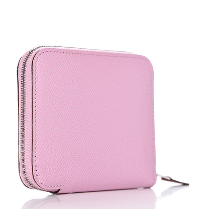 Hermes Epsom Silk'in Compact Wallet Mauve Sylvestre 3 of 8