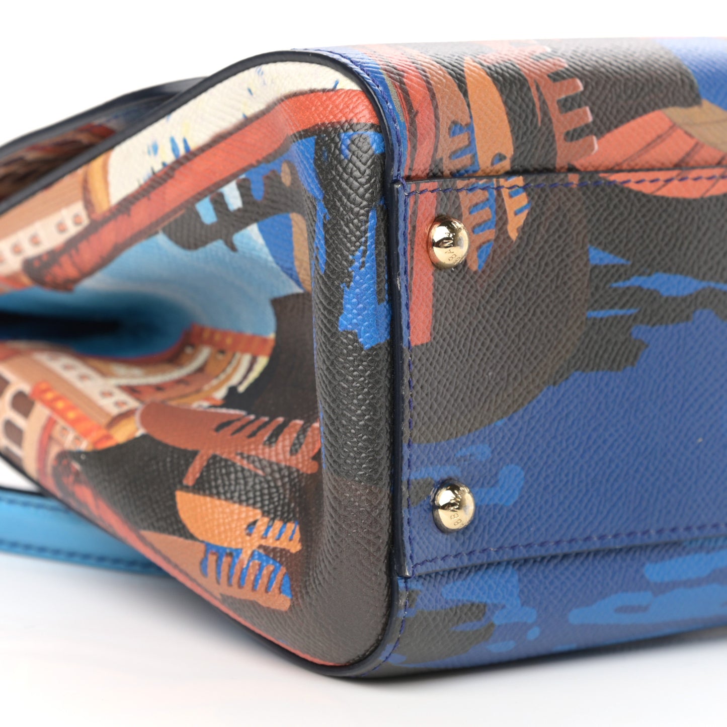Dauphine Venezia Printed Medium Miss Sicily Satchel Multicolor