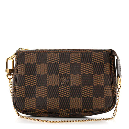 Louis Vuitton Damier Ebene Mini Pochette Accessories 1 of 7