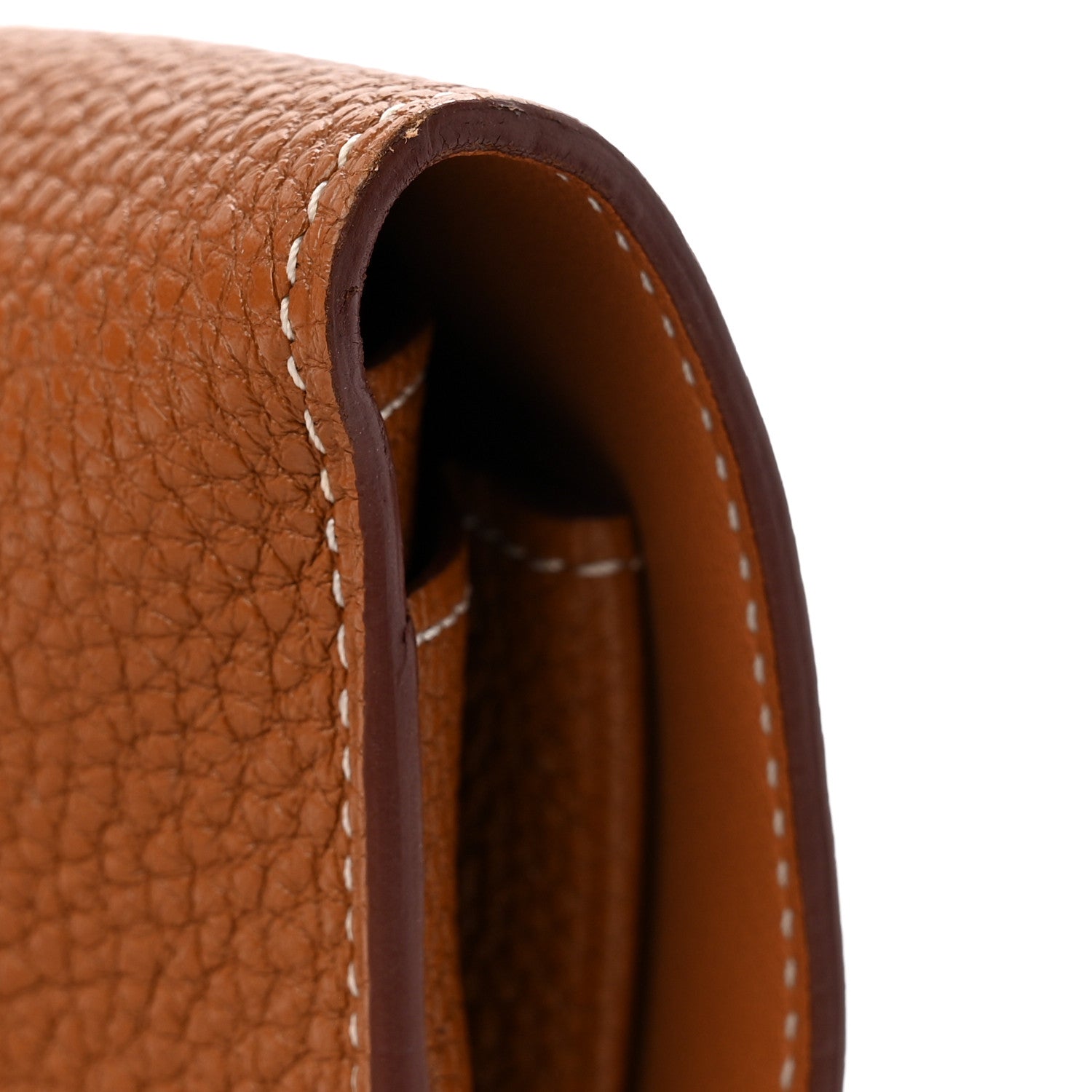 Hermes Togo Dogon Duo Wallet Gold 10 of 11
