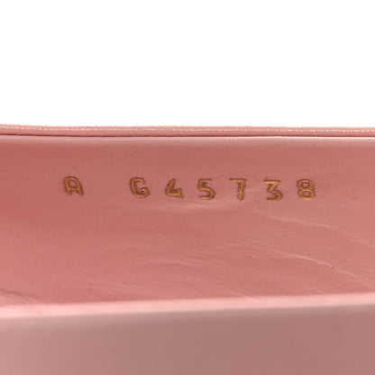 Chanel Lambskin Pointed Toe CC Slingback Flats 37 Pink Black 10 of 11