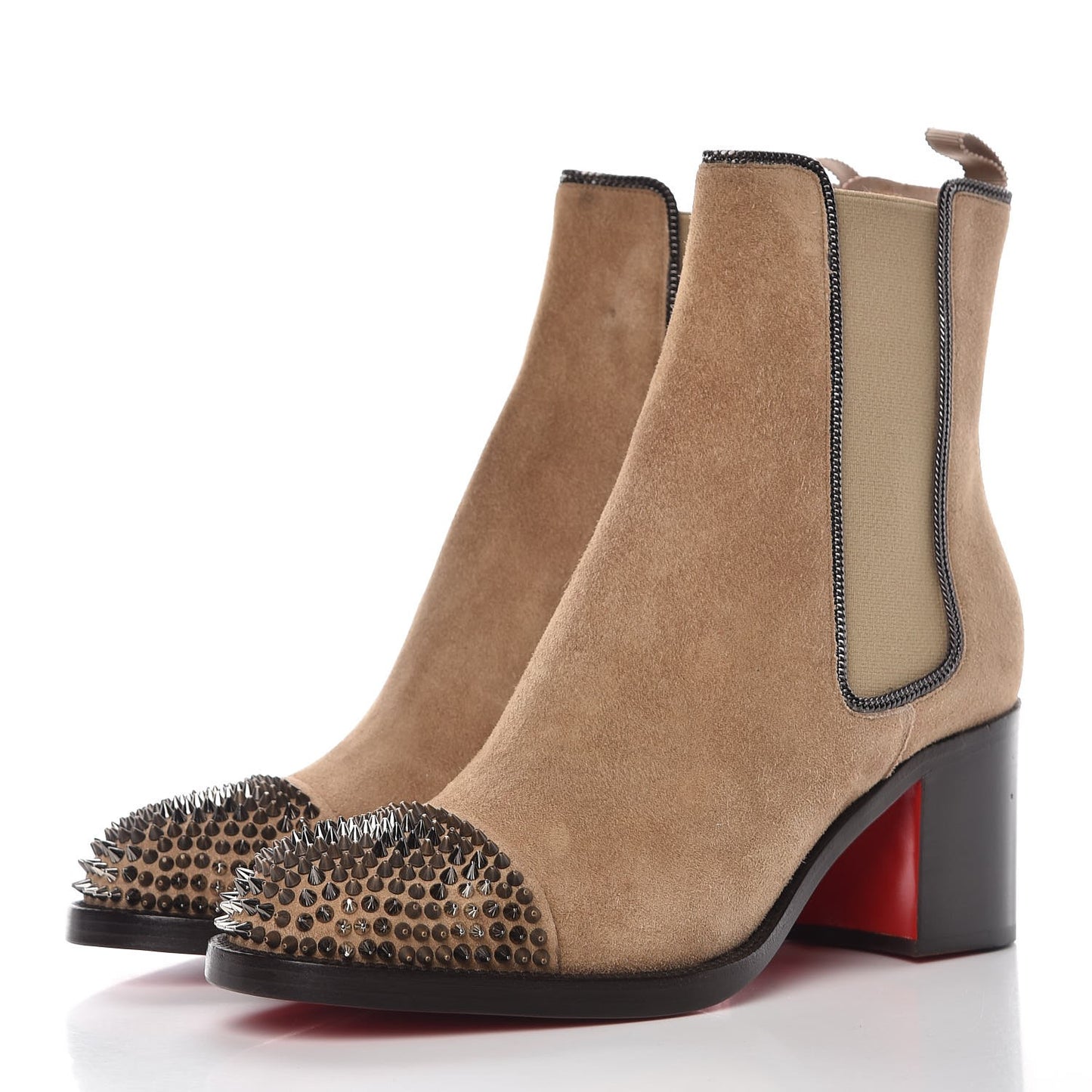 Veau Velours Otaboo 70 Chelsea Boots 38.5 Camel