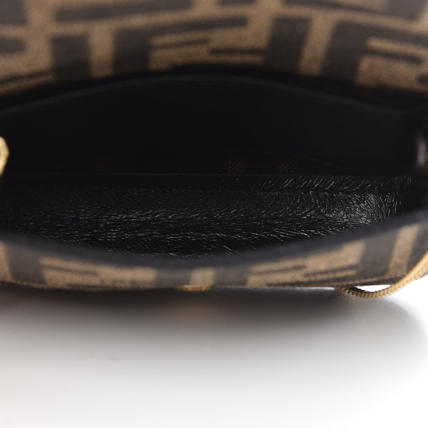 Fabric Jacquard FF 1974 Nano Baguette Charm Tobacco Moro Black