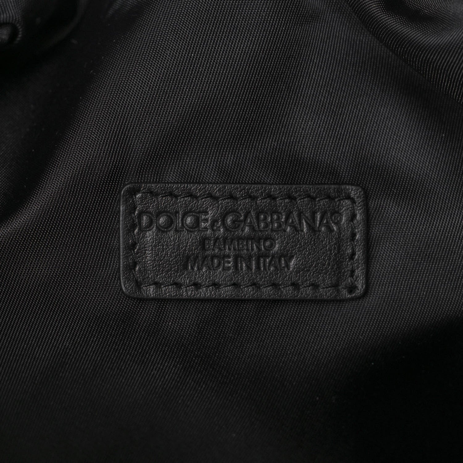 Dolce & Gabbana Nylon DG Family Patch Drawstring Backpack Grey 6 of 9