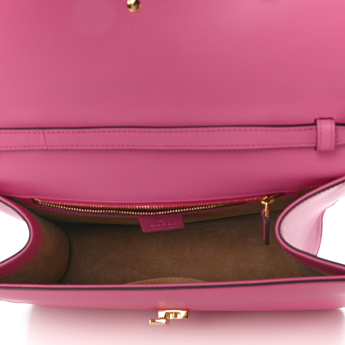 Vitello Fontanella Web Medium Sylvie Top Handle Bag Pink Tropical Flower