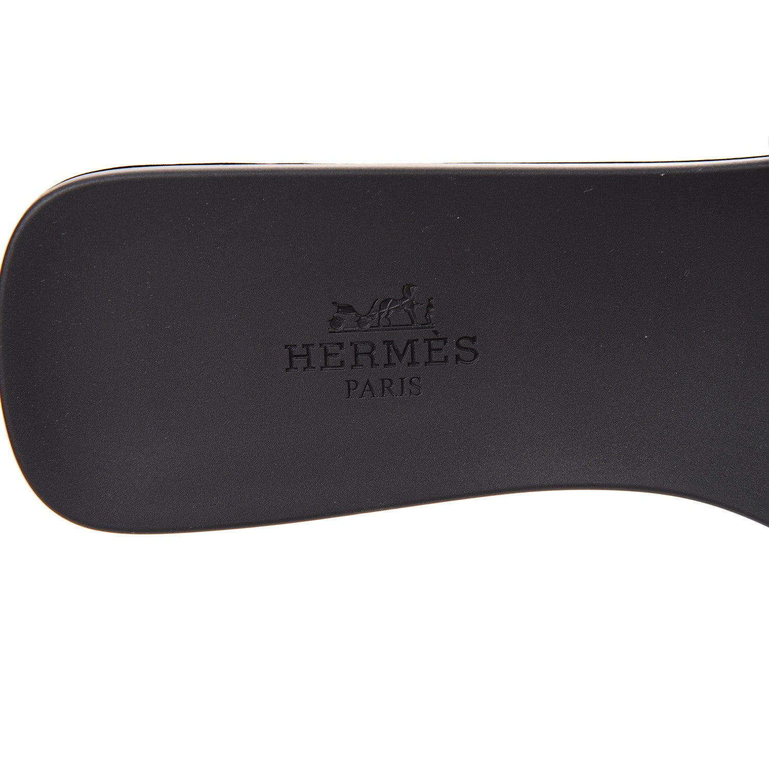 Hermes Rubber Aloha Sandals 37 Black 7 of 8