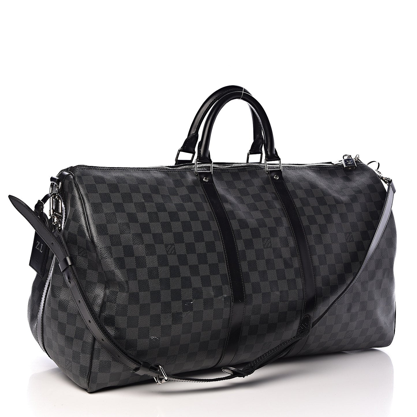 Damier Graphite Keepall Bandouliere 55