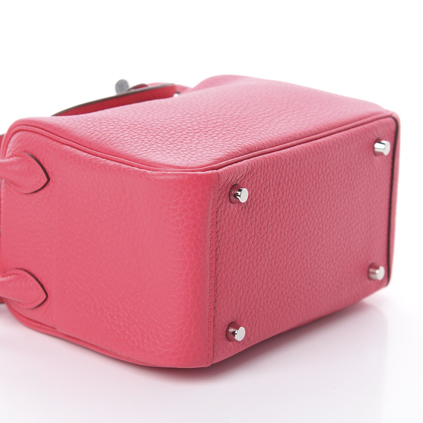 Taurillon Clemence Mini Lindy 20 Rose Extreme
