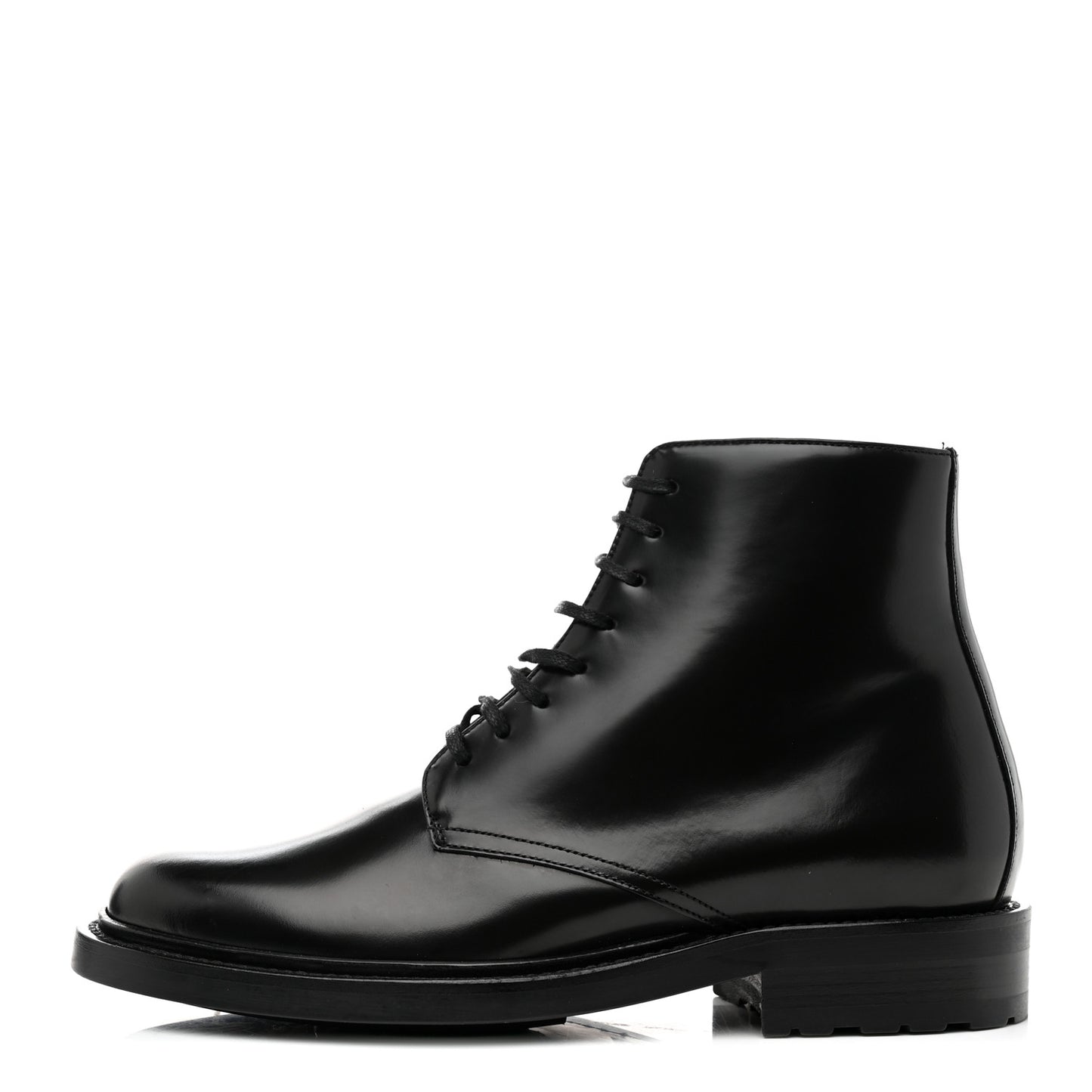 Calfskin Womens Army Combat Boots 38 Black