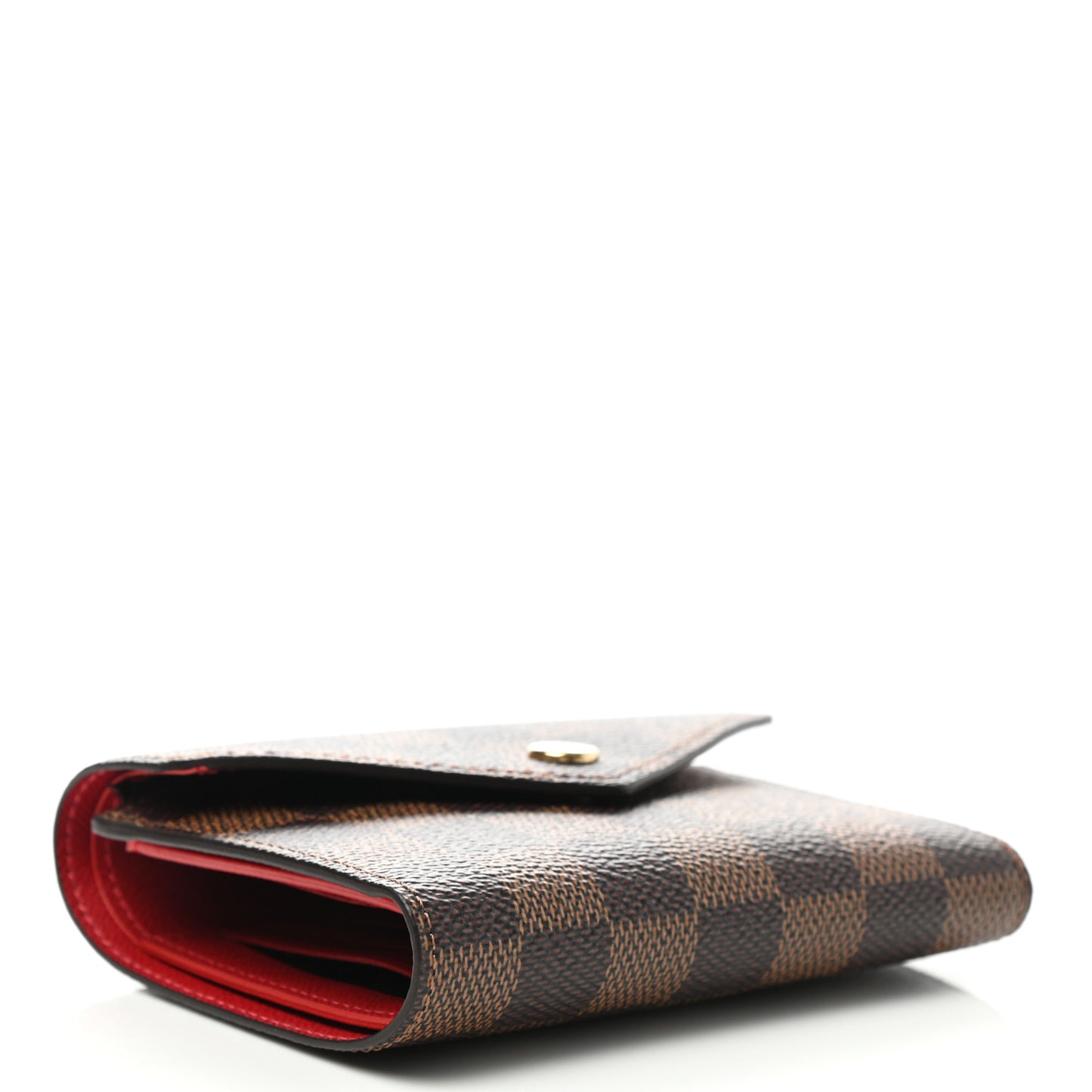 Damier Ebene Victorine Wallet Red