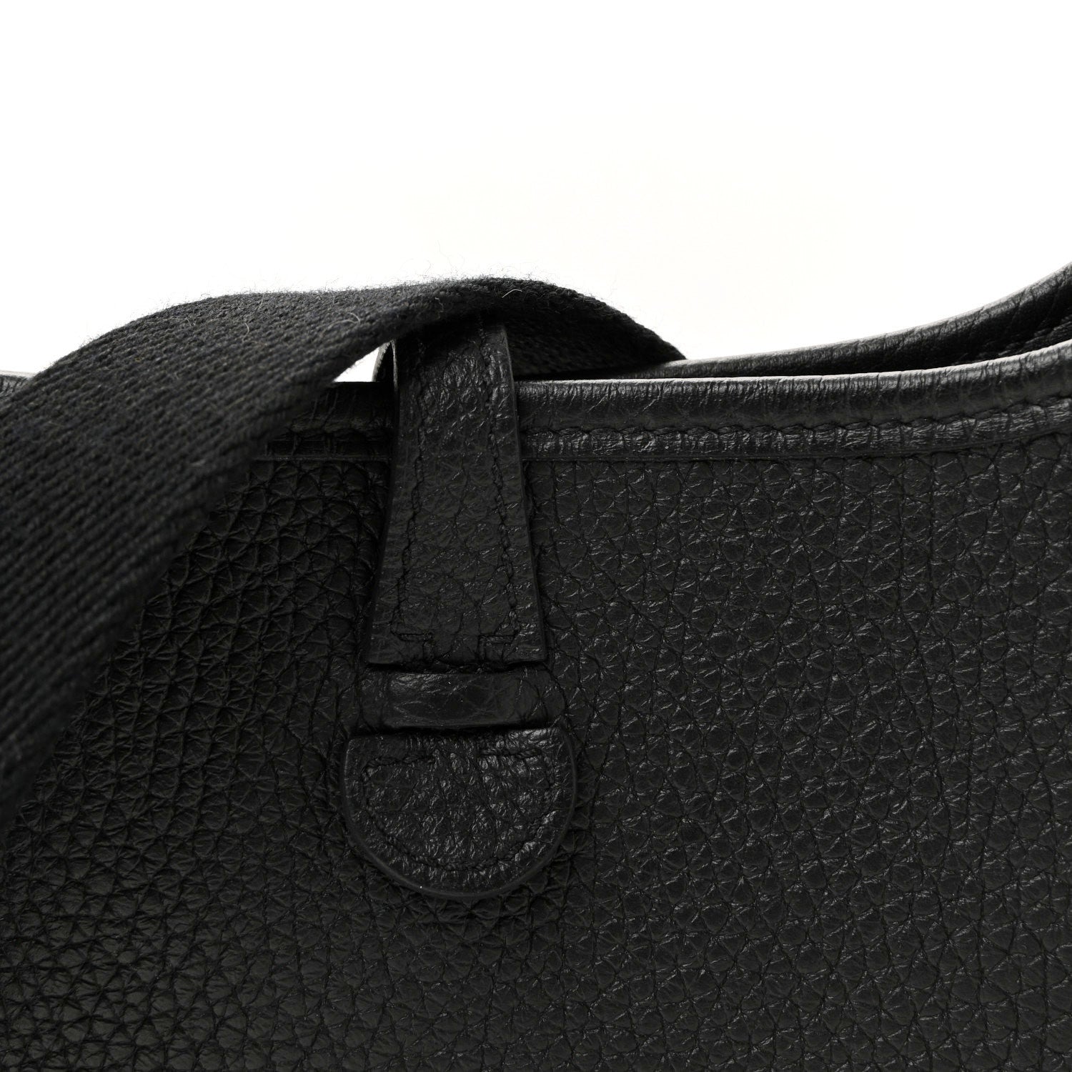 Hermes Taurillon Clemence Evelyne TPM Black 8 of 11