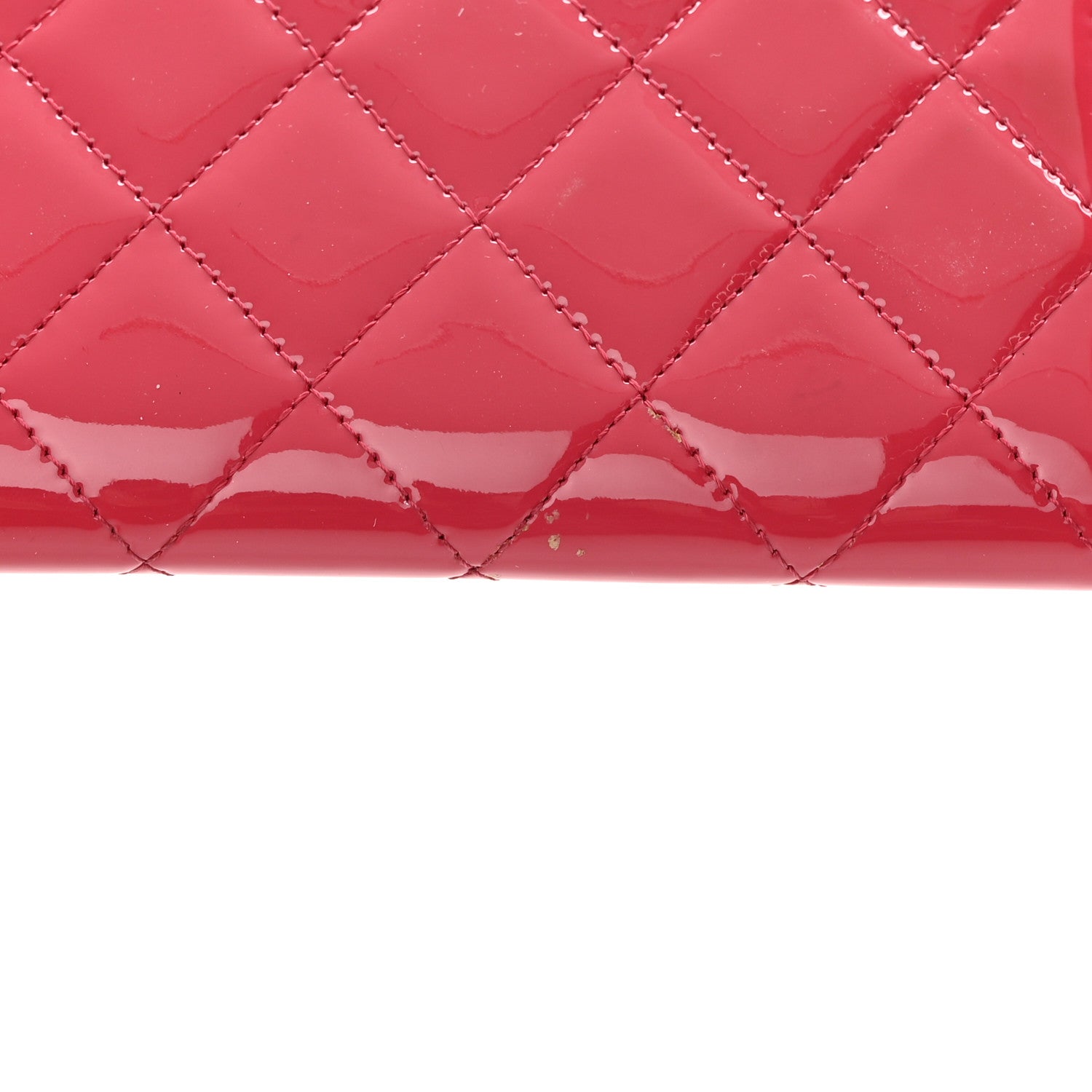 Chanel Patent Calfskin Quilted Boy Flap Wallet Pink 16 of 17