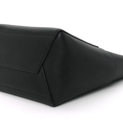 Celine Soft Grained Calfskin Sangle Bucket Bag Black 9 of 10