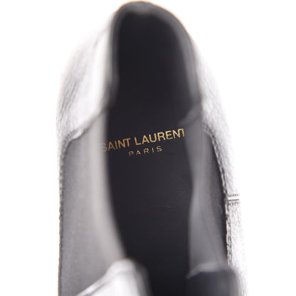 Saint Laurent Calfskin Theo 40 Ankle Boots 44.5 Black 9 of 15