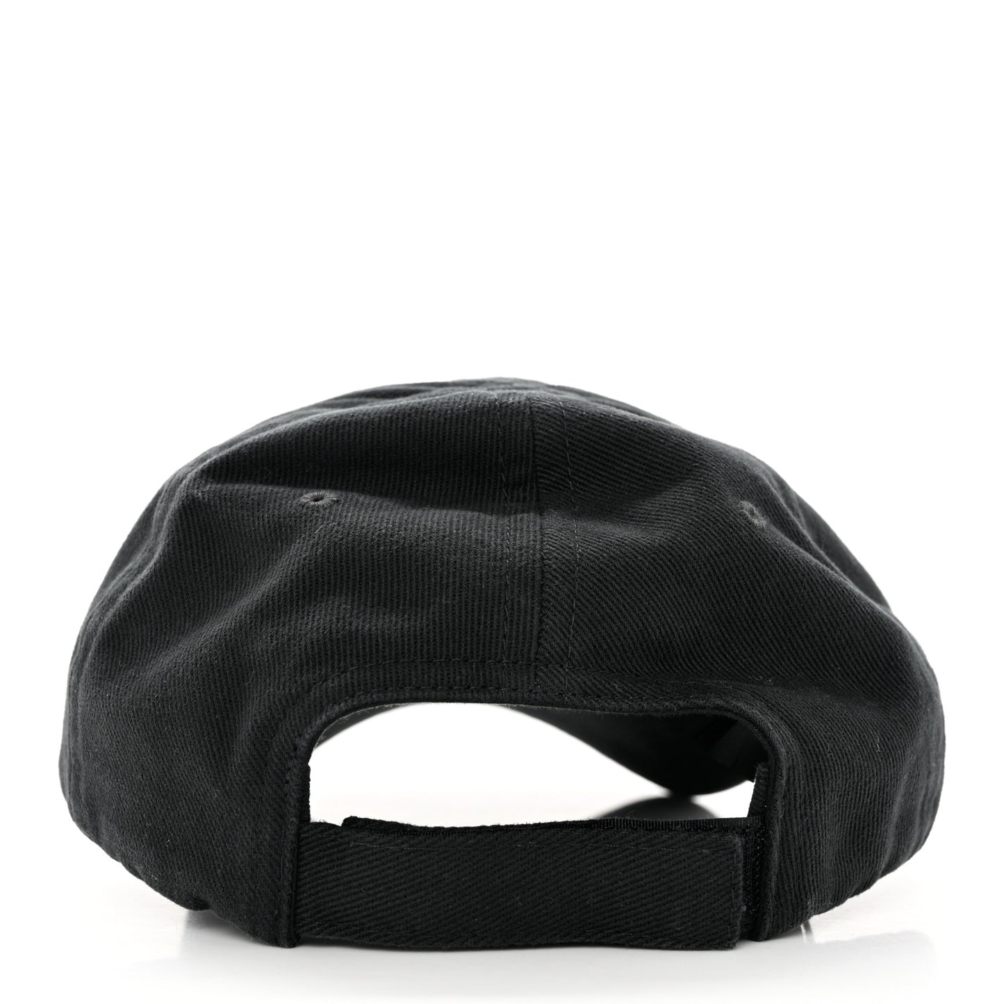Cotton Logo Classic Baseball Cap 58 L Black White