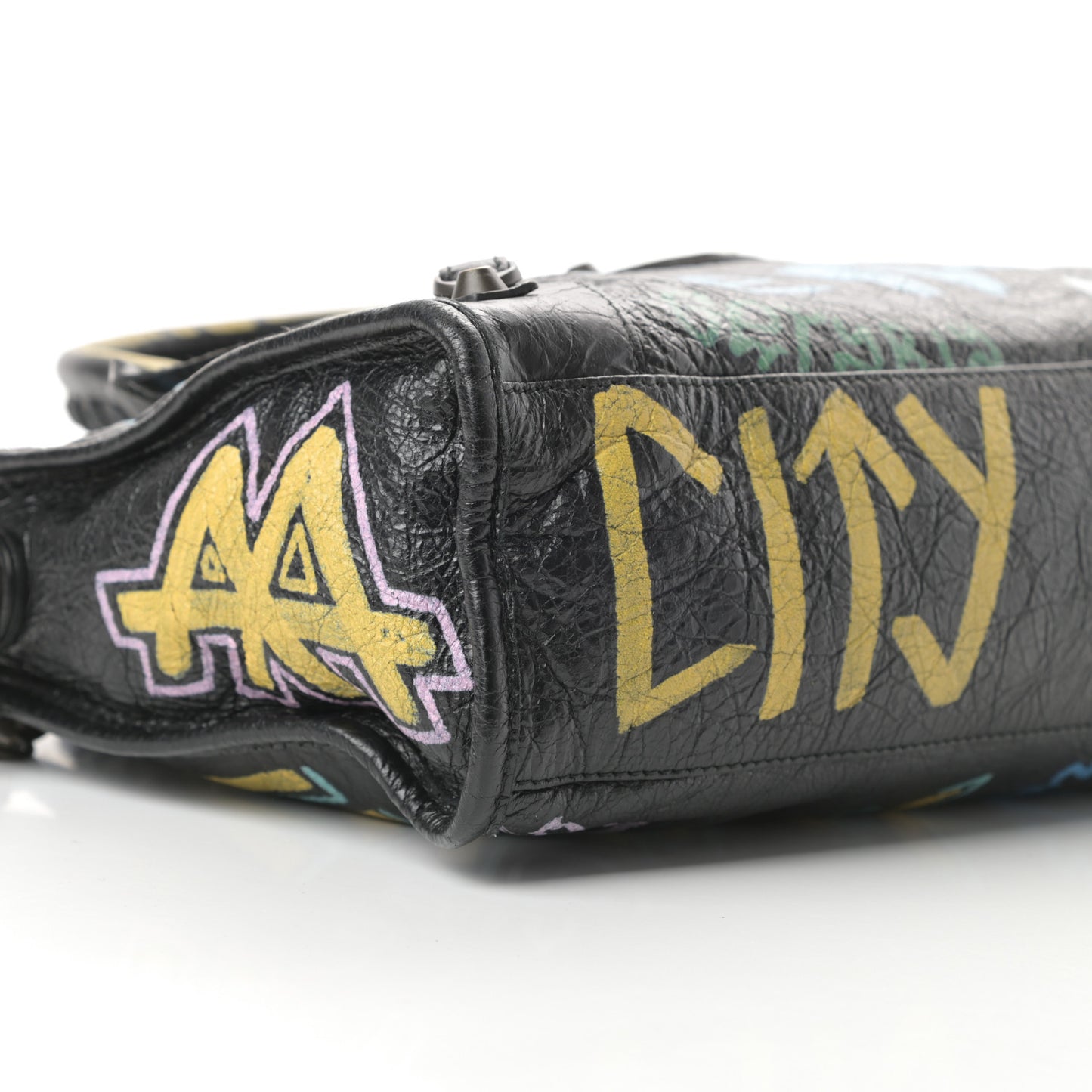 Agneau Graffiti All Over Classic Hardware S City Black Multicolor