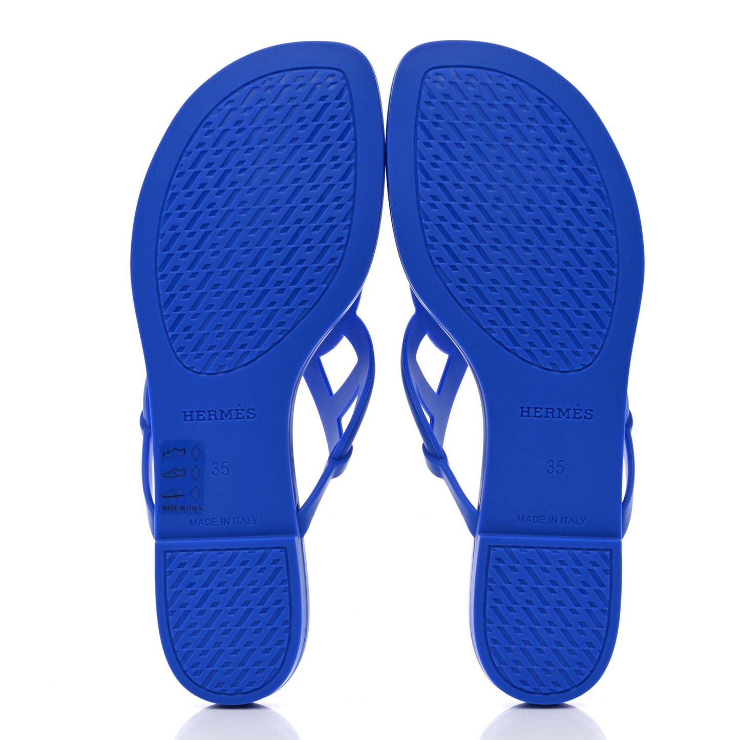 Rubber Womens Egerie Sandals 35 Bleu Outremer