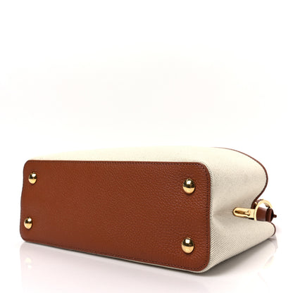 Louis Vuitton Canvas Taurillon Capucines MM Caramel 6 of 6