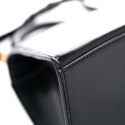 Balenciaga Shiny Box Calfskin Small Hourglass Top Handle Bag Black 9 of 16
