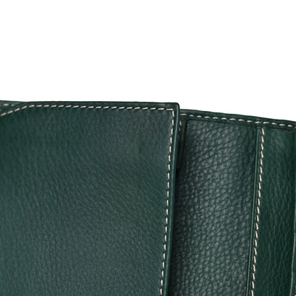 Gucci Calfskin Crest Continental Flap Wallet Green 11 of 14