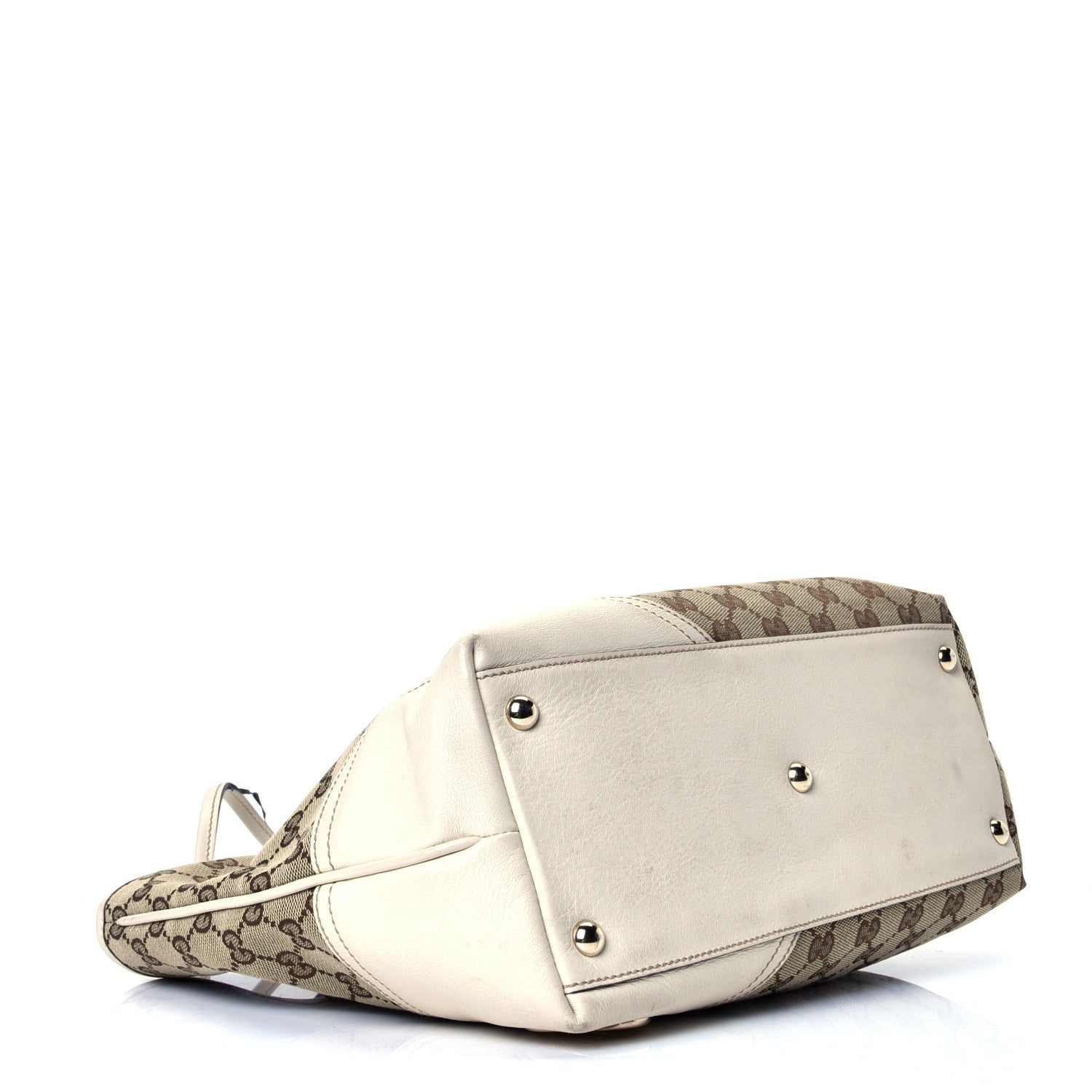 Gucci Monogram Medium New Britt Tote Off White 3 of 4