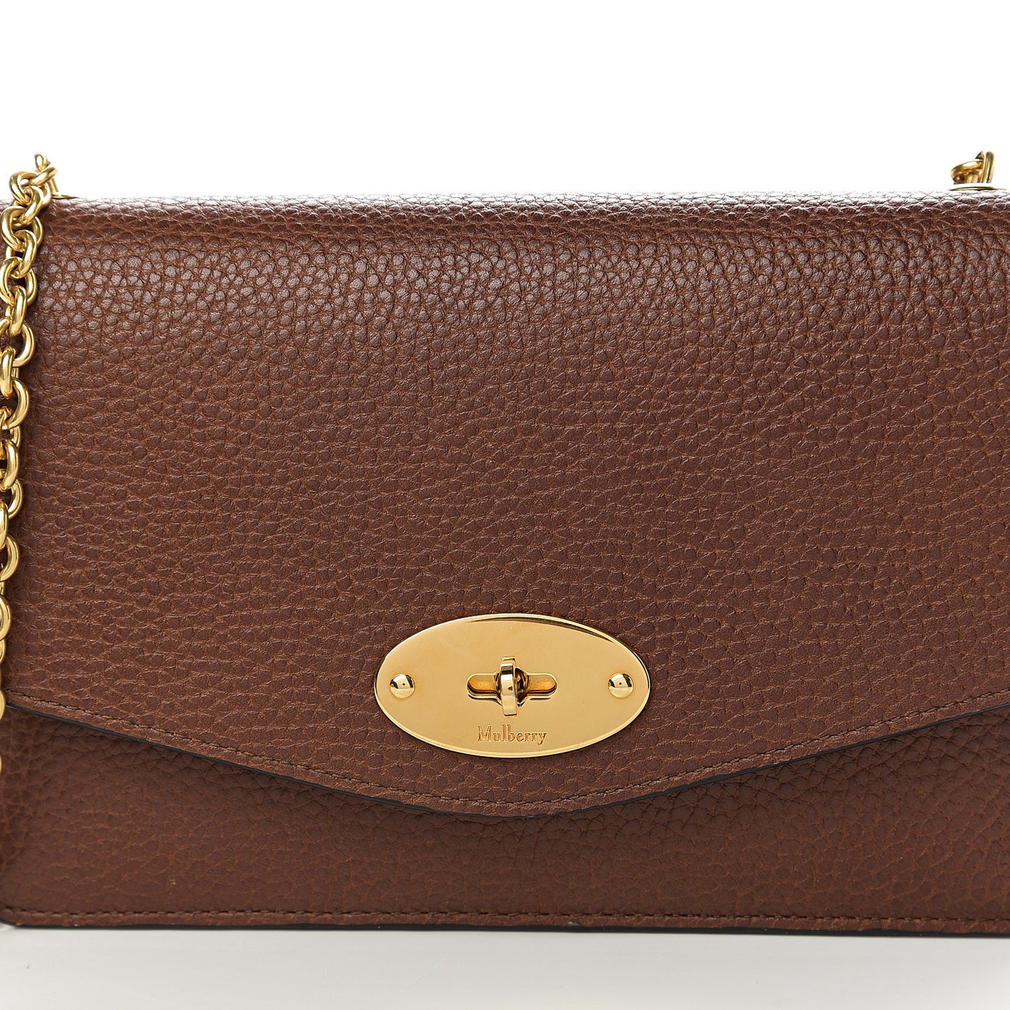 Small Classic Grain Calfskin Small Darley Oak