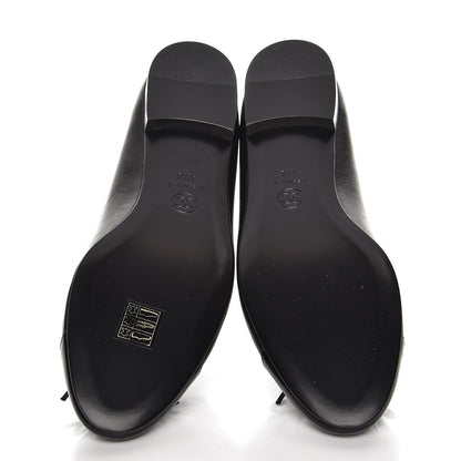 Chanel Lambskin Patent Cap Toe Ballerina Flats 40.5 Black 5 of 9