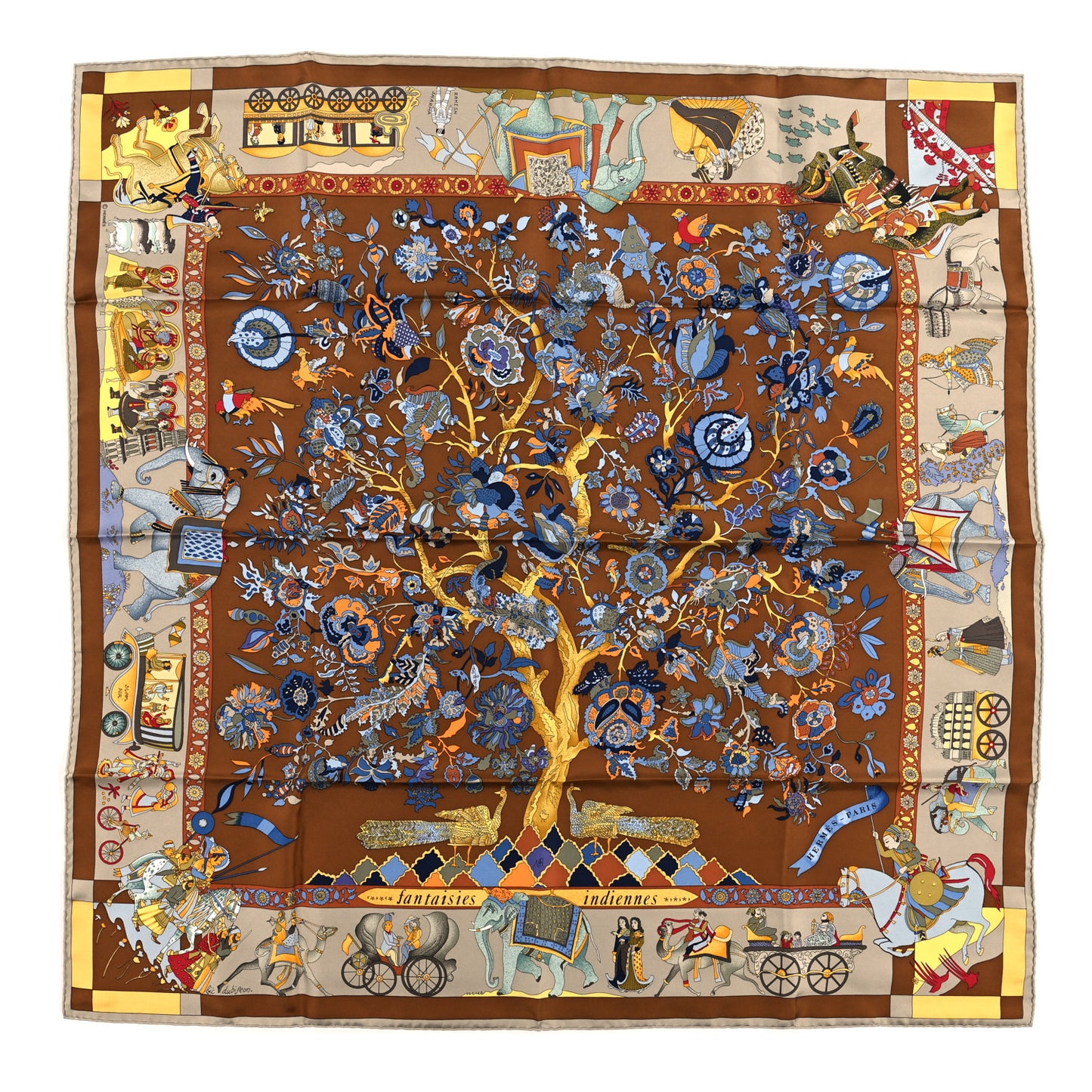Silk Fantaisies Indiennes Scarf 90
