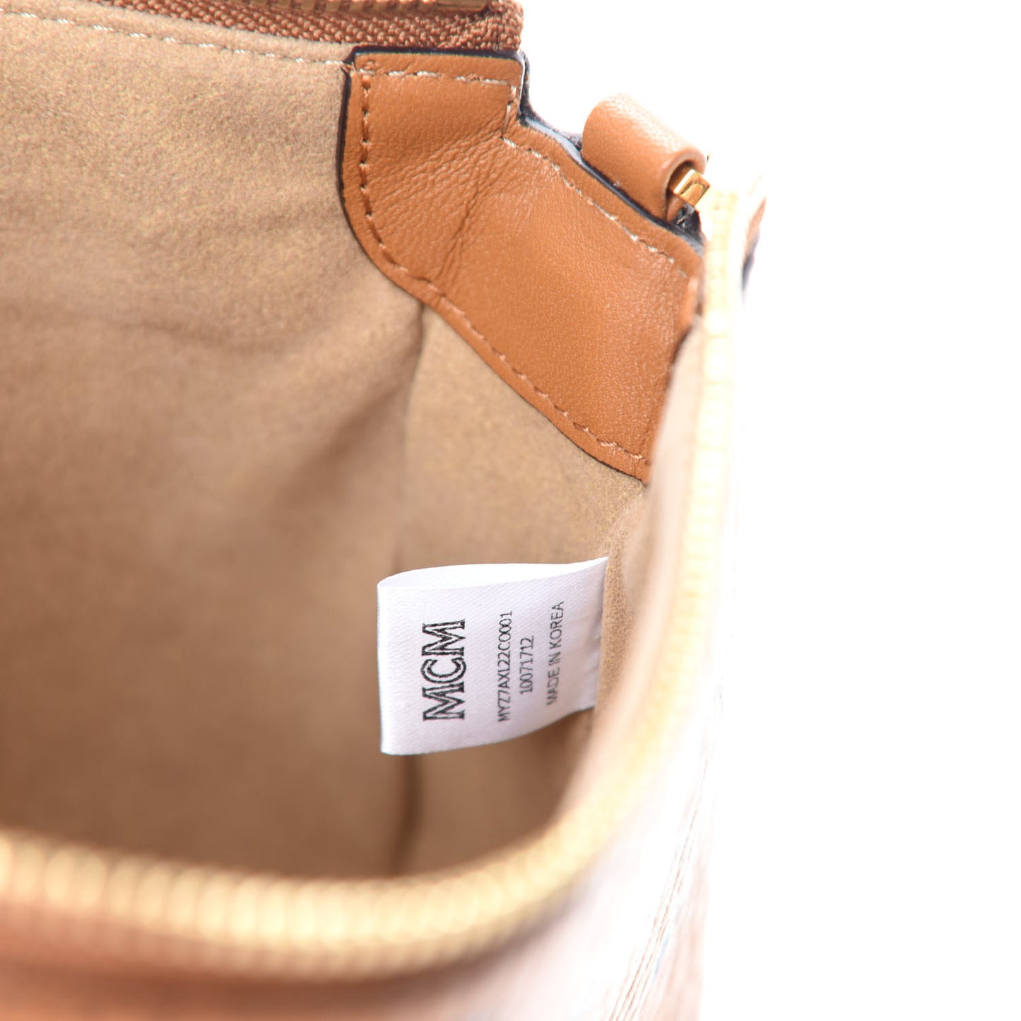Visetos Rabbit Crossbody Pouch Cognac