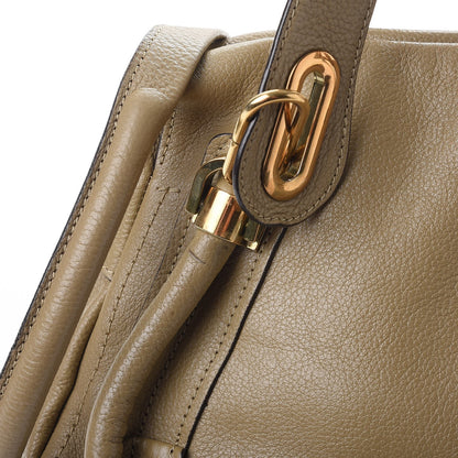 Chloe Calfskin Small Paraty Barbour Khaki 11 of 16