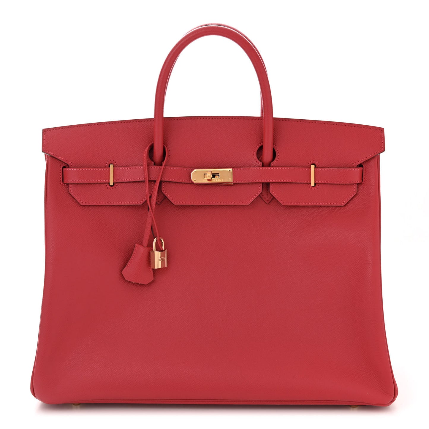 Epsom Birkin 40 Rouge Vif